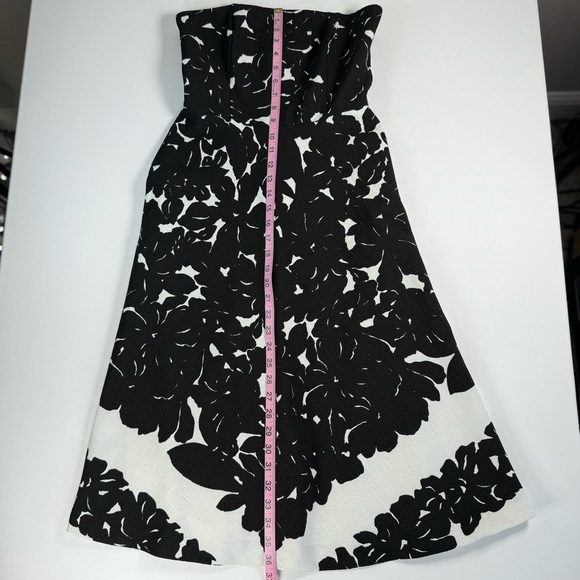 White House‎ Black Market Strapless Floral Print Dress Women's Size 2 - Picture 10 of 10